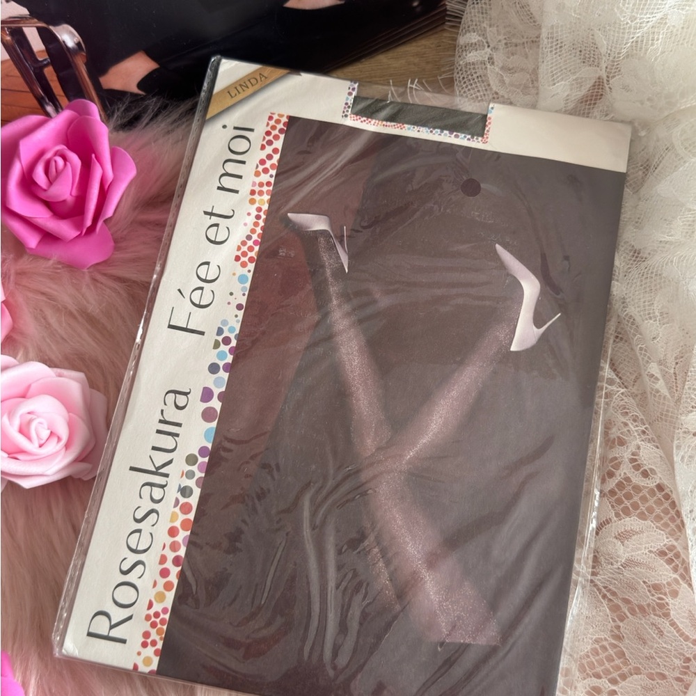 New RoseSakura Fée et moi Shimmery Tights  (crotchless)